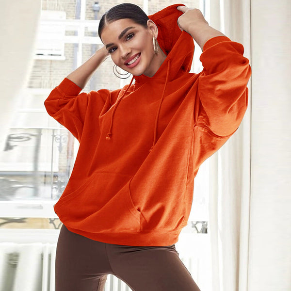 Sudadera con Capucha Suelta para Otoño e Invierno