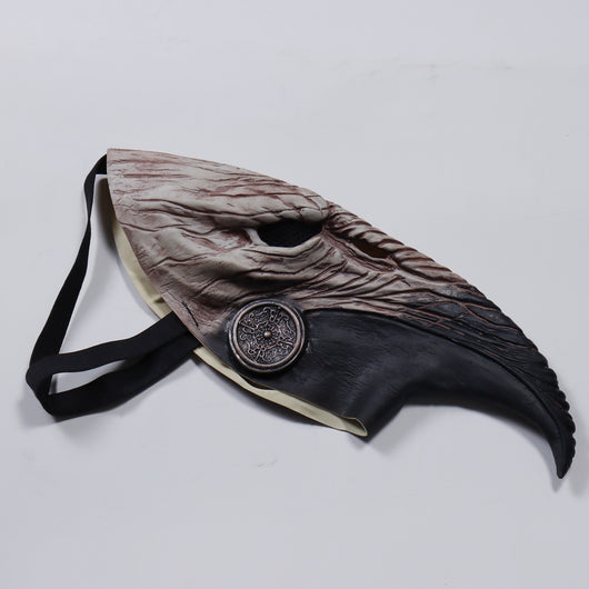 Máscara Médico de la Peste Steampunk - Látex Negro Disfraz Cosplay - Image 7