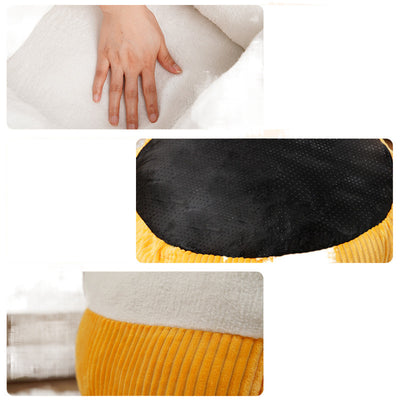 Cama Circular Lavable para Gatos y Perros - Nido Acogedor Antiestrés - Image 9
