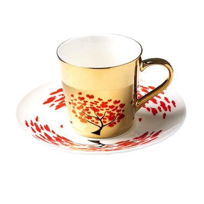 Taza Cerámica Retro con Espejo - Taza de Agua para Té de la Tarde - Image 11
