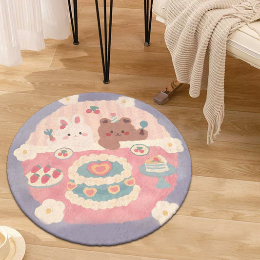 Manta de Cashmira Infantil con Diseños de Animales para Cama y Sofá