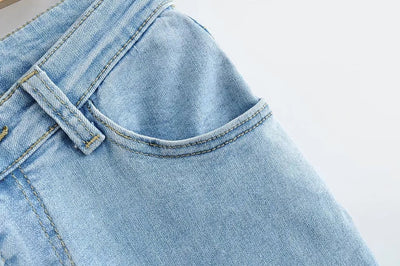 Jeans Retro Slim Micro Acampanados para Mujer - Estilo Europeo y Americano - Image 25