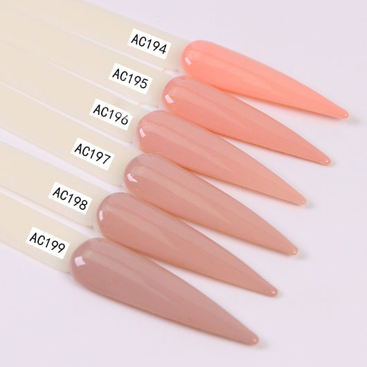 Polvo de Extensión de Uñas Acrílicas Tallado Infiltrante Tono Piel Nude Cristal - Image 3