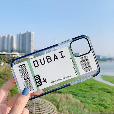 Funda iPhone 11 Silicona Antigolpes Diseño Cartoon Ticket Doble Color - Image 16