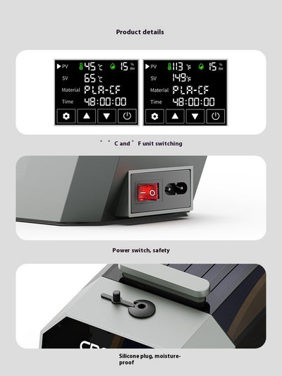 Caja Secadora para Impresoras 3D - Control de Temperatura y Humedad - Image 11