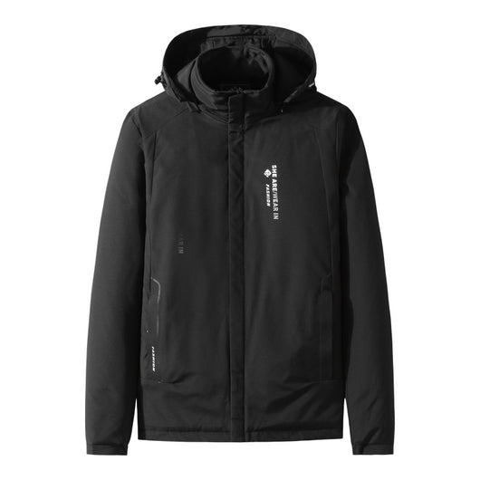 Chaqueta Acolchada con Cuello Alto y Capucha - Algodón Premium Athleisure - Image 7