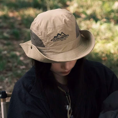 Gorra de Protección Solar para Senderismo y Camping - Estilo Montaña