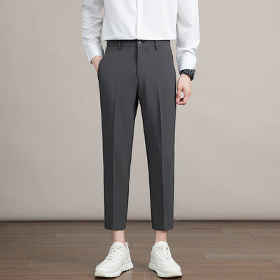 Pantalón de Vestir Hombre Coreano Corte Drop-crotch Tendencia - Image 12