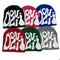 Gorro Tejido Retro con Letras Deportivas Jacquard