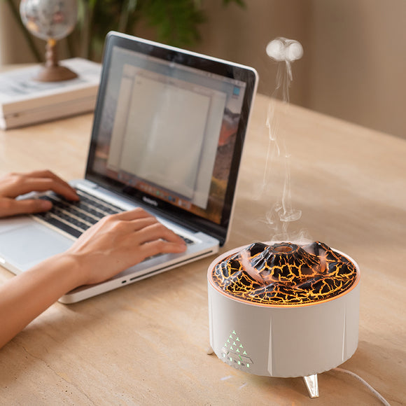 Difusor de Aroma Inteligente Portátil con Llama Simulada y Tecnología Ultrasónica