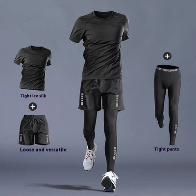 Camiseta Deportiva Ajustada Manga Larga Secado Rápido para Entrenamiento - Image 7