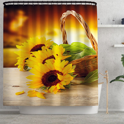 Juego de Baño Estampado Girasoles - 4 Piezas Completas - Image 23