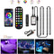 Luz Ambiental LED RGB para Auto con Control Remoto y Sincronización Musical