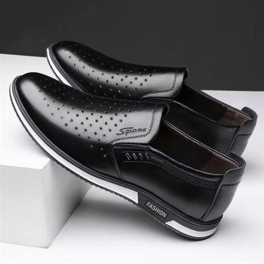 Zapatos Casuales de Cuero para Hombre Estilo Británico Transpirables - Image 8