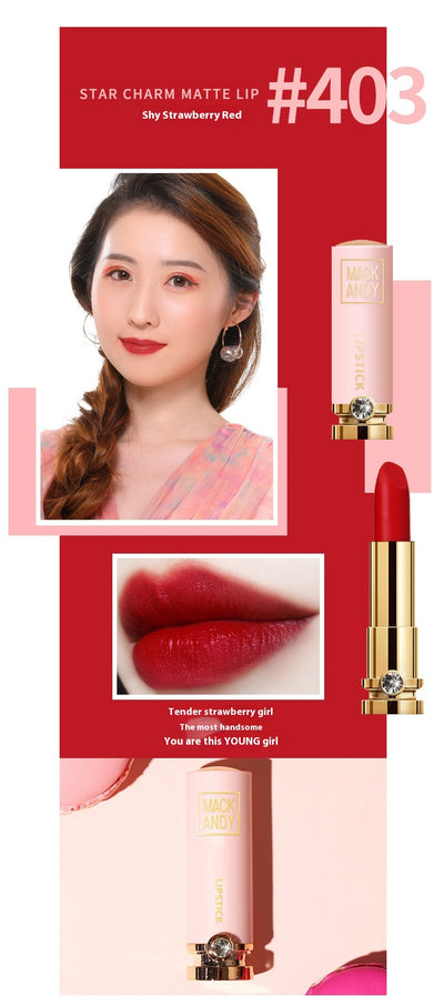 Kit de 5 Labiales Macaron Diamond Velvet - Colores Intensos y Larga Duración - Image 17