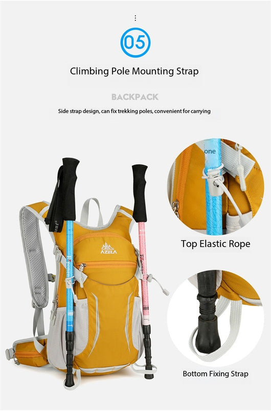 Mochila de Hidratación AZELA Ligera con Malla Transpirable para Trail Running, Senderismo y Ciclismo - Image 25