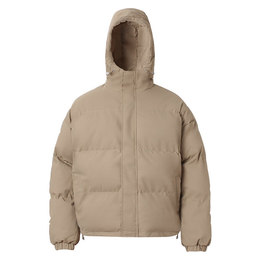 Chamarra Hoodie de Algodón Liso Estilo Americano - Image 9