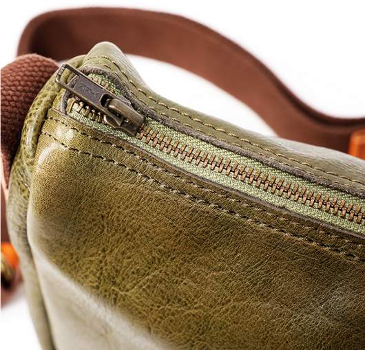 Bolsa Mensajero de Cuero Vacuno Vintage - Image 14