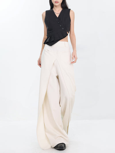 Pantalones Sueltos Negros Casuales para Mujer - Corte Recto - Image 25