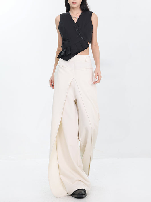 Pantalones Sueltos Negros Casuales para Mujer - Corte Recto - Image 25