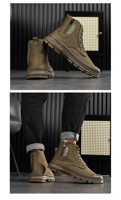 Botas de Trabajo Impermeables con Cierre Lateral para Hombre - Image 15