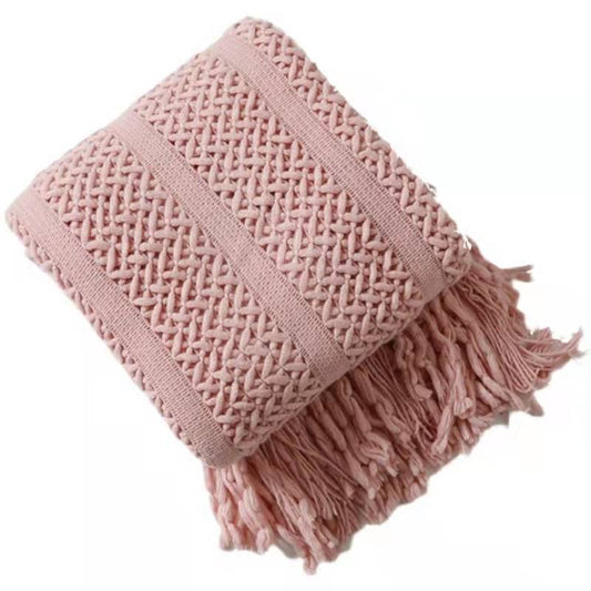 Manta Tejida de Algodón para Sofá, Cama y Decoración