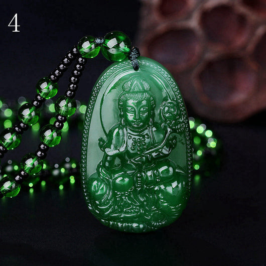 Colgante de Jaspe Verde con Patrono Zodiacal - Image 12