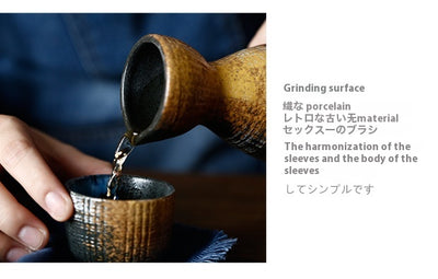 Juego de Botellas de Sake Cerámico Japonés - Image 13