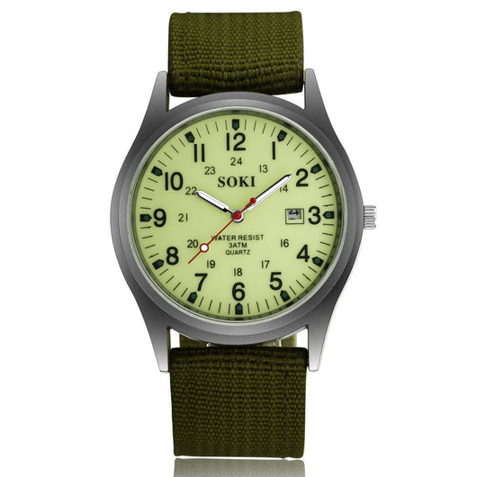Reloj Casual para Hombre con Correa de Nylon Tejido - Image 7