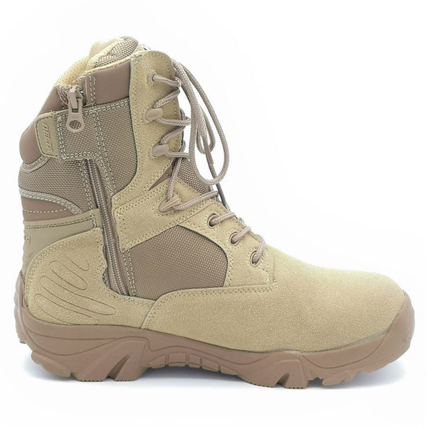 Botas Militares Delta en Ante y Cuero para Hombre
