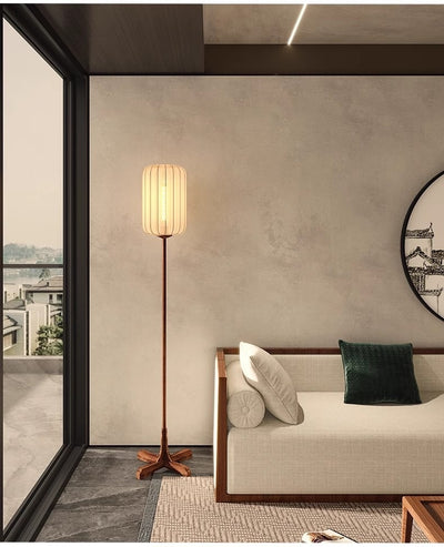 Lámpara de Piso Estilo Chino para Sala de Té Zen - Image 21