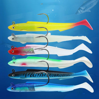 Anzuelo Artificial con Cola Suave - Señuelo de Pesca Profesional