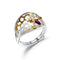 Designer Natural Wind Opening Adjustable Ring Natural rose durian ring Adjustable opening