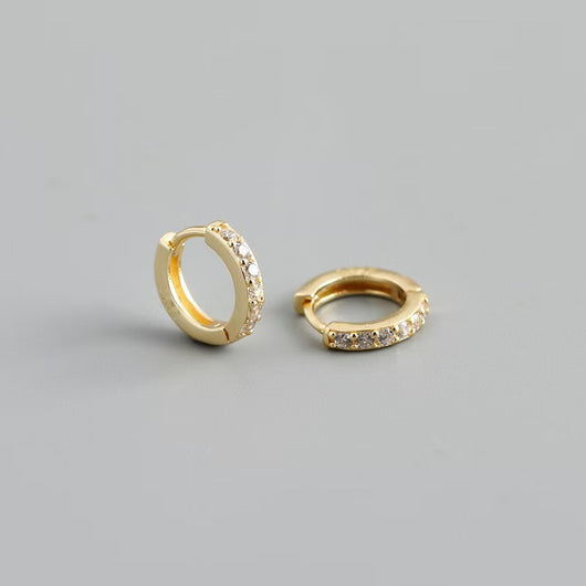 Aretes de Aro Circonita Lujo Ligero para Mujer - Image 9