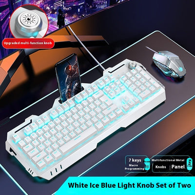 Teclado Mecánico Gaming con Perilla de Control Ergonómica - Image 29