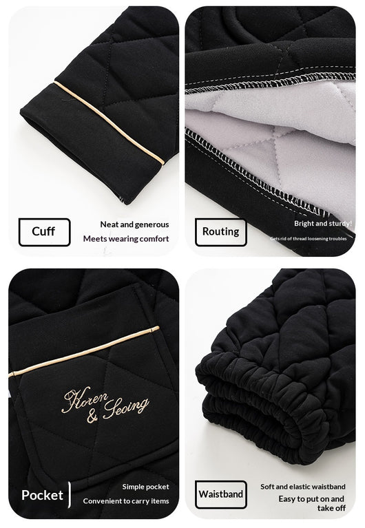 Pijama Acolchado de Tres Capas para Otoño e Invierno - Image 18
