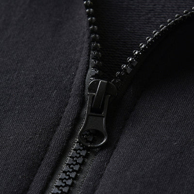 Conjunto Deportivo Infantil Dos Piezas: Sudadera con Cierre y Pantalón Negro - Image 12