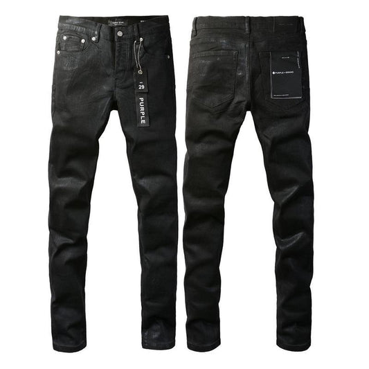 Jeans Slim Fit Morado y Negro - Tendencia Internacional