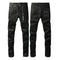 Jeans Slim Fit Morado y Negro - Tendencia Internacional