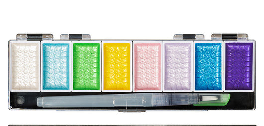 Caja de Pintura Acuarela con Colores Perlados para Nail Art - Image 2