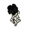Striped Negro Flower