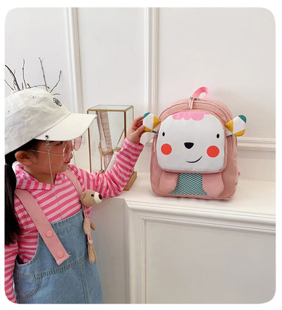 Mochila Escolar Infantil Animales Macaron - Diseño Adorable y Funcional - Image 36