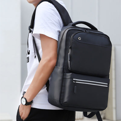 Mochila de Viaje Impermeable para Hombre con Compartimento para Laptop