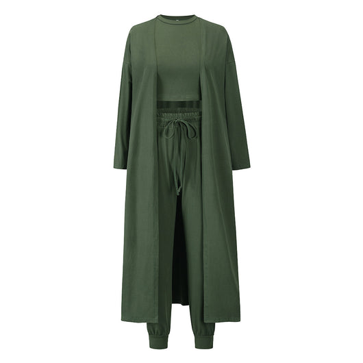 Conjunto Deportivo Mujer: Chaleco Tejido Slim Fit y Pantalón Temperamento - Image 7