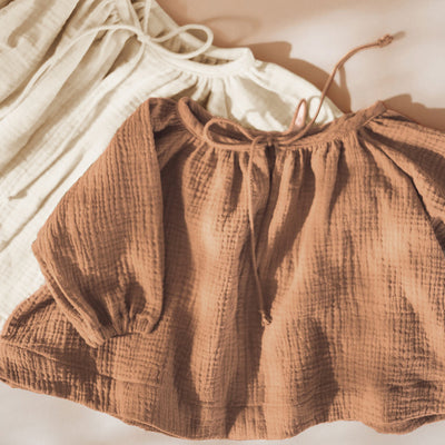 Camisa Doble Gasa de Algodón para Primavera y Otoño - Image 2