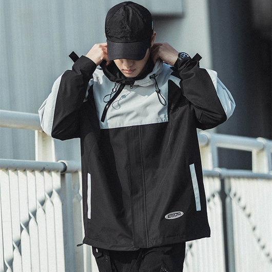 Chamarra Hoodie Oversize con Cierre Diagonal y Bolsillos Funcionales - Image 8