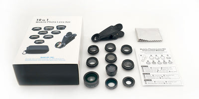 Kit de 10 Lentes Gran Angular Macro Ojo de Pez para Smartphone - Image 4