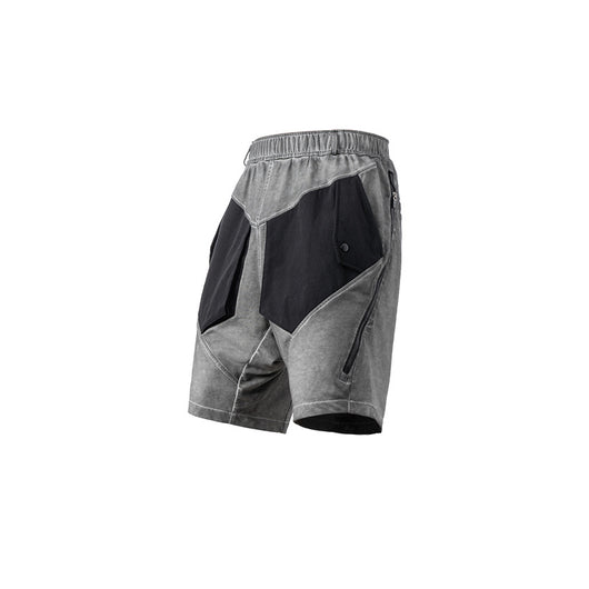 Shorts Técnicos Desgastados con Paneles y Cierre - Image 6