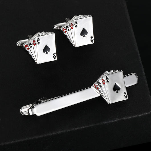 Gemelos de Póker y Pasador de Corbata Ejecutivo - Image 3