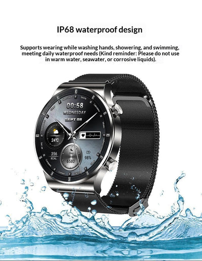 Reloj Inteligente Deportivo con Llamadas Bluetooth, Monitor de Frecuencia Cardíaca y Glucosa - Image 25